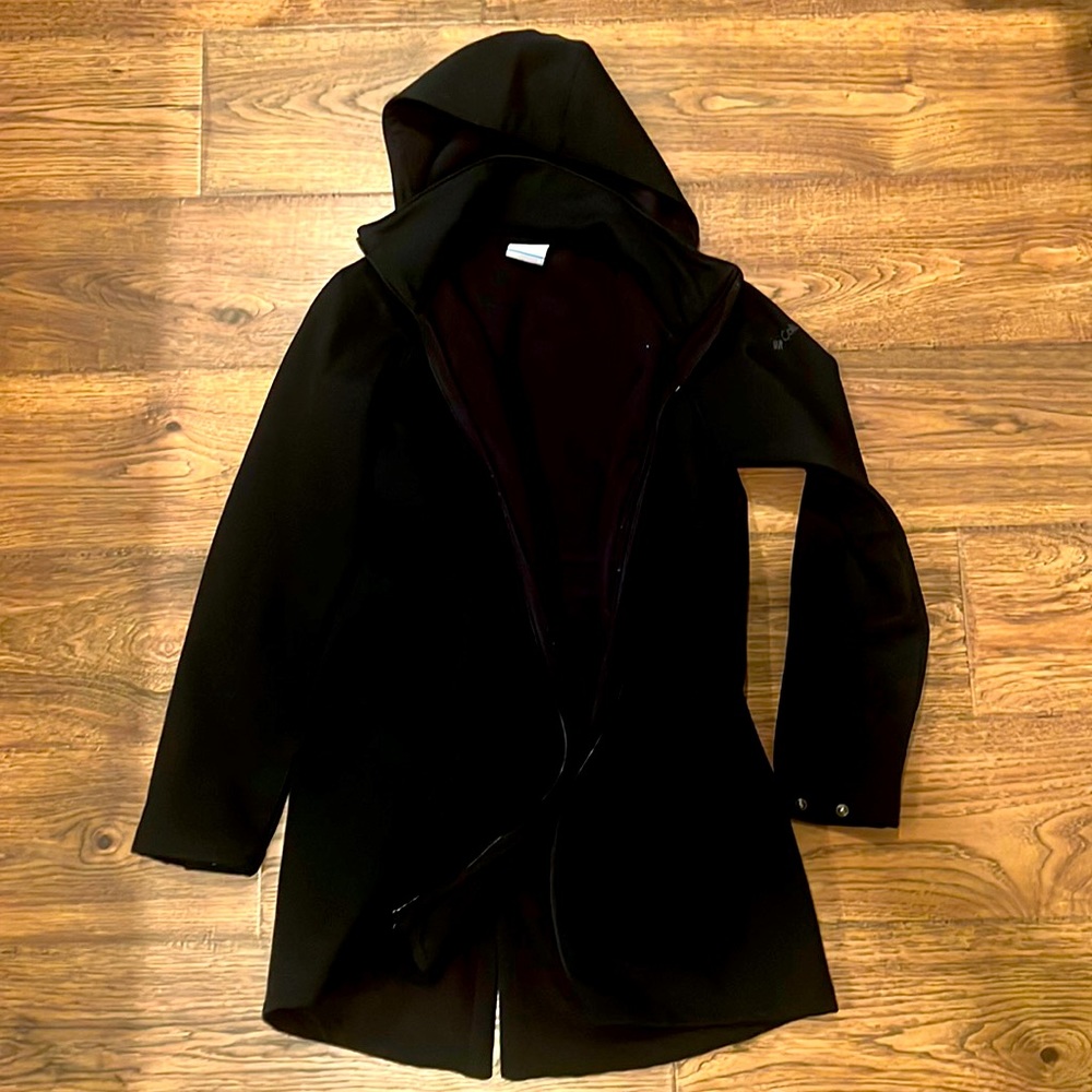 Black Columbia Parka Size Small